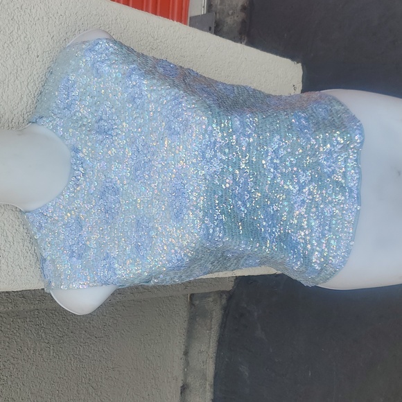Copy VTG 60s Beaded Sequin  Wool Knit Party Eve Zipper Back SEXY Flapper Gatzby - Picture 10 of 11